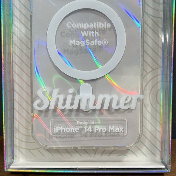 MERKURY INNOVATIONS Shimmer hard shell case for iPhone 14 Pro Max clear shiny - Picture 3 of 5